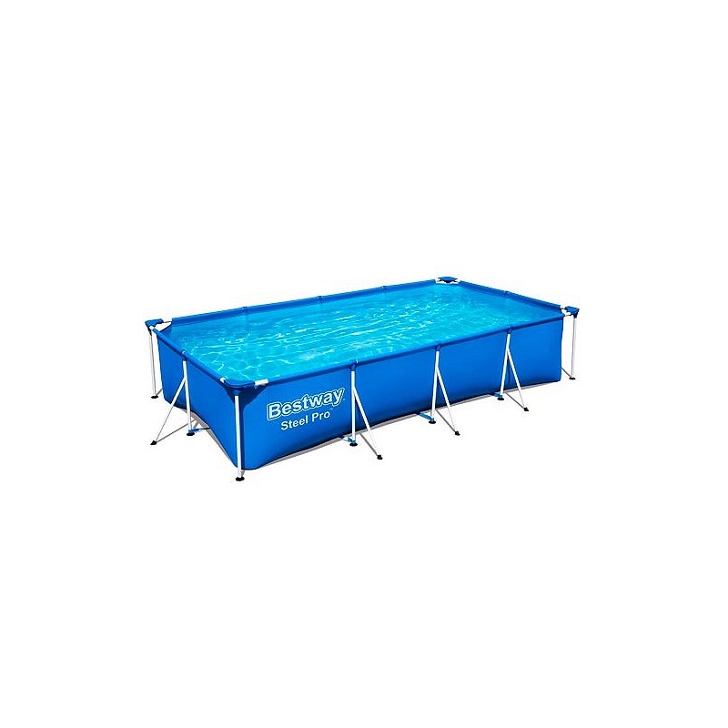 Compra Piscina desmontable rectangular 5.700 l depuradora tipo i 400x211x81 cm BESTWAY 56424 al mejor precio