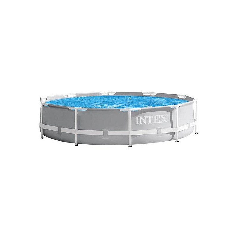 Compra Piscina desmontable redonda metal frame 4.485 l depuradora cartucho tipo h diámetro 305 x 76 cm INTEX 55201 al mejor precio