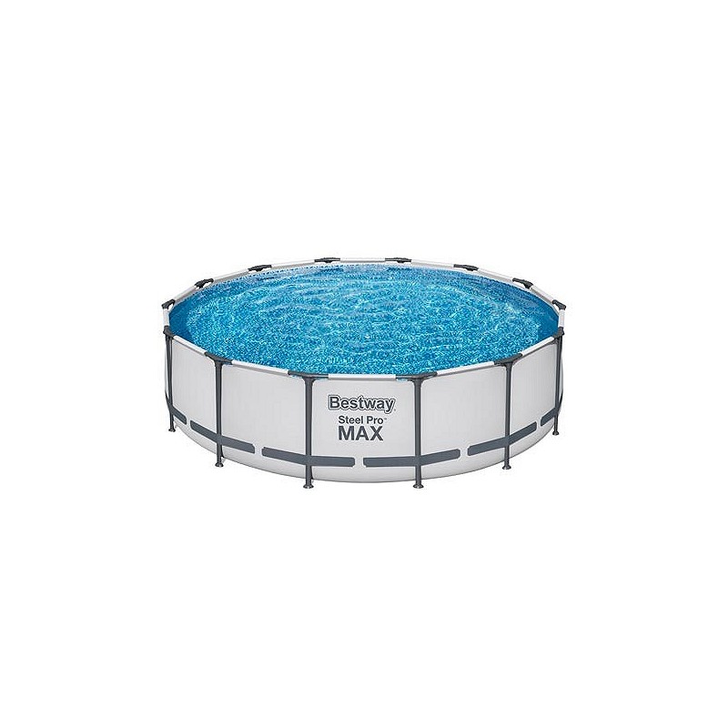 Compra Piscina desmontable redonda steel pro max 13.030 l depuradora cartucho tipo ii diámetro 427 x 107 cm BESTWAY 56950 al mejor precio