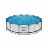 Compra Piscina desmontable redonda steel pro max 13.030 l depuradora cartucho tipo ii diámetro 427 x 107 cm BESTWAY 56950 al mejor precio