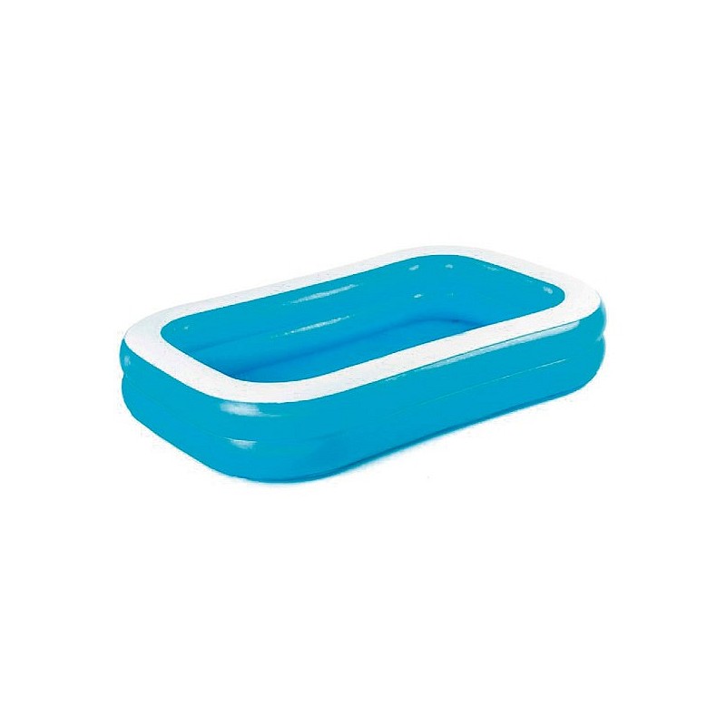 Compra Piscina infantil hinchable rectangular azul 267x175x51 cm BESTWAY 54006 al mejor precio