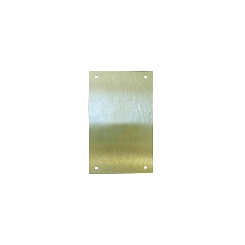 Compra PLACA CERRADURA 80X120MM CIEGA M-51/80120C, LATON MATE CLOVAN 51301 al mejor precio