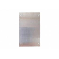 Compra PLACA CERRADURA 80X120MM CIEGA M-51/80120C, INOX SATINADO CLOVAN 51302 al mejor precio