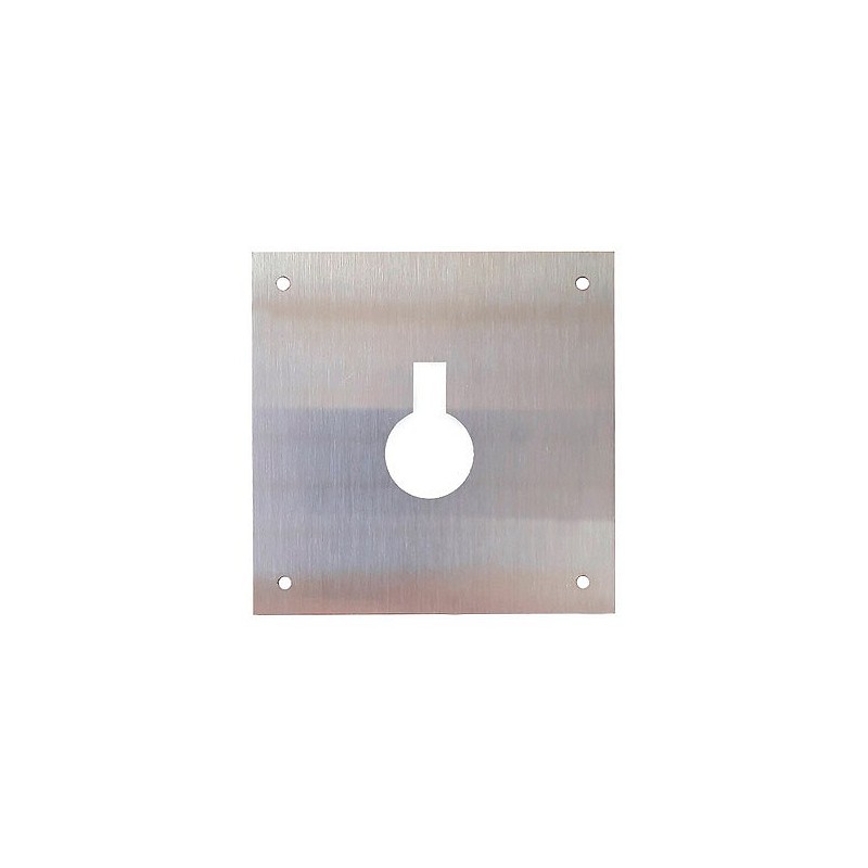 Compra PLACA CERRADURA 80X80MM BOCALLAVE FAC M-51/8080F, INOX SATINADO CLOVAN 51272 al mejor precio