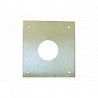 Compra PLACA CERRADURA 80X80MM BOCALLAVE REDONDA Ø28MM M-51/8080R-28, LATON MATE CLOVAN 51281 al mejor precio