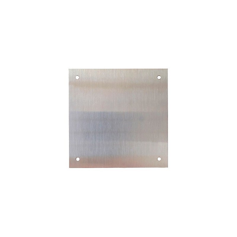 Compra PLACA CERRADURA 80X80MM CIEGA M-51/8080C, INOX SATINADO CLOVAN 51252 al mejor precio