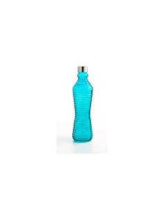 Compra Botella cristal 1 l azul turquesa QD 7522007 al mejor precio