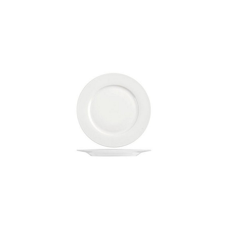 Compra Plato new bone china ala blanco llano-26 cm 8068201 al mejor precio