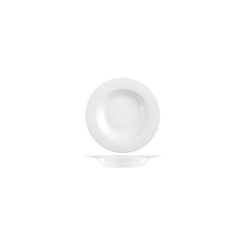 Compra Plato new bone china ala blanco hondo-21 cm 80682028 al mejor precio