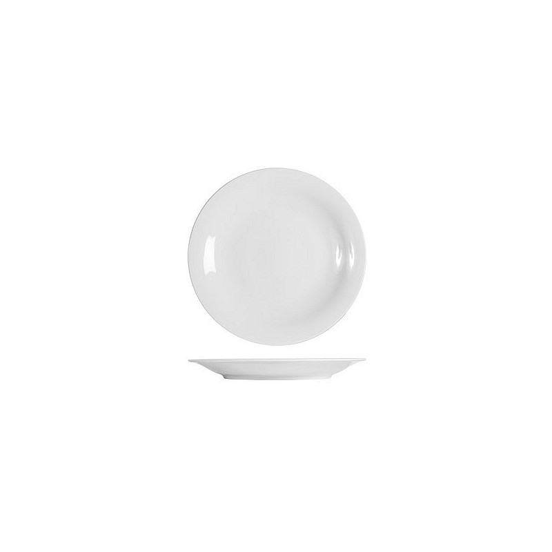 Compra Plato porcelana grabado blanco presentacion-31 cm 4470009 al mejor precio