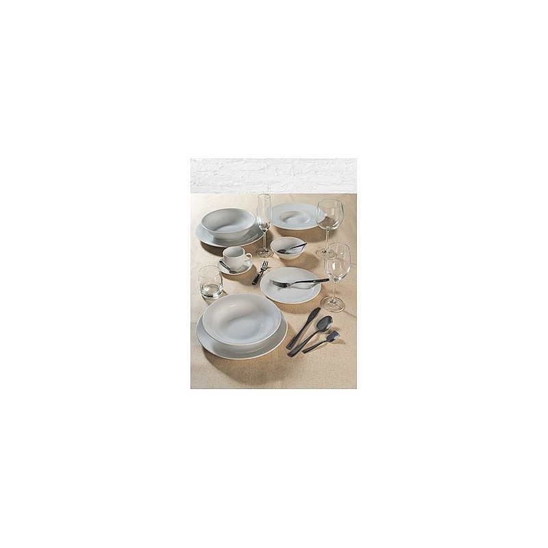 Compra Plato porcelana grabado blanco postre-21 cm 4470003 al mejor precio