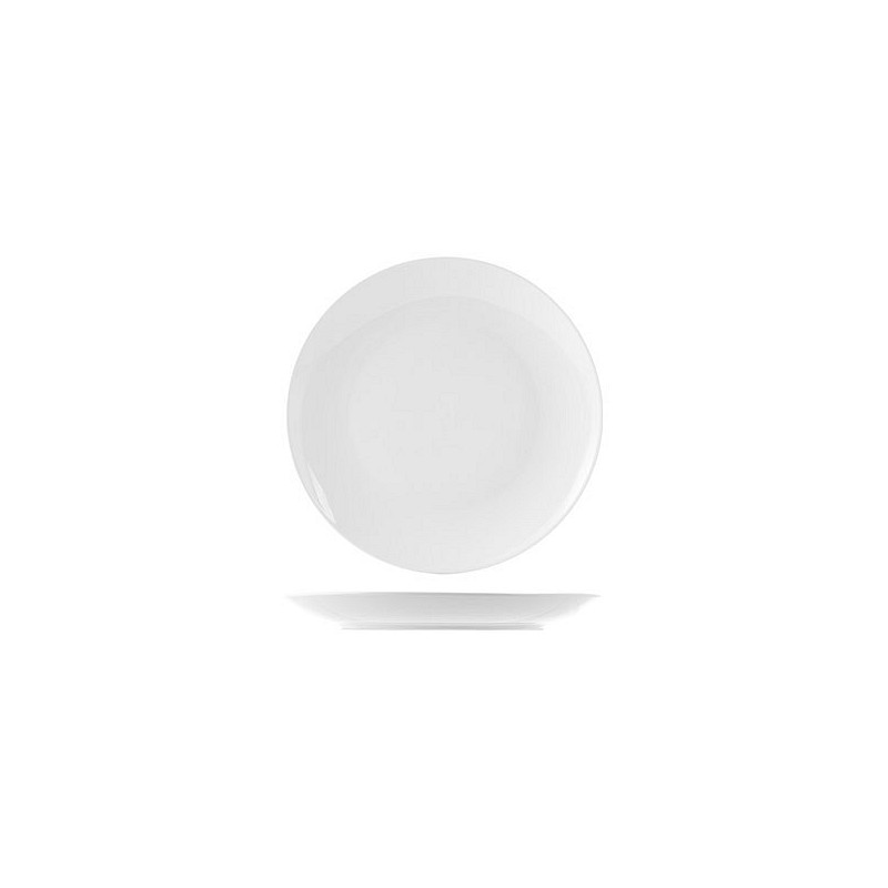 Compra Plato porcelana sweden coupe blanco llano - 27 cm 8719401 al mejor precio