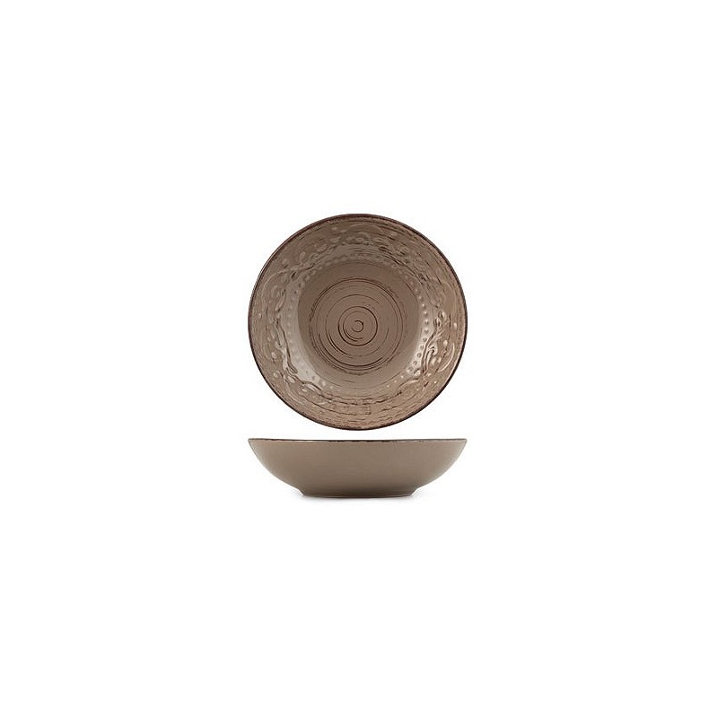 Compra Plato stoneware courtyard tortora hondo - 20 cm 8433902 al mejor precio