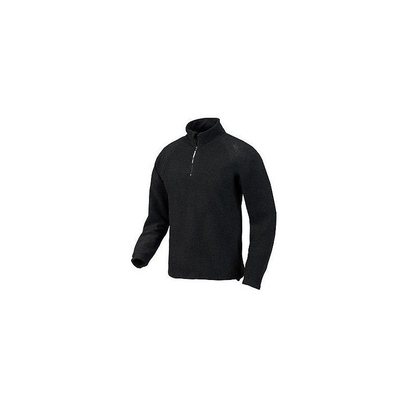 Compra Polar media cremallera monviso negro talla s ISSA 4805 al mejor precio