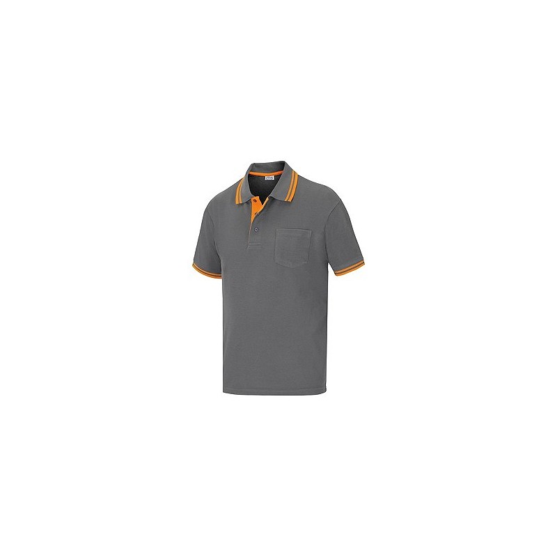 Compra Polo elite stretch pique gris talla m VESIN SEL-904-GR/NA TM al mejor precio