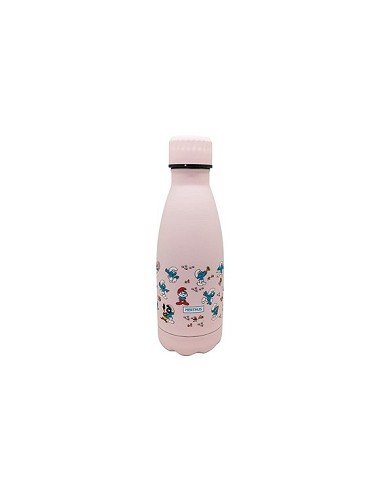 Compra Botella inox termo decorada 350 ml - pitufos rosa FIH 758 al mejor precio