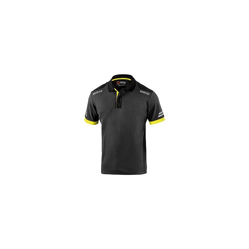 Compra POLO TECNICO 180 GR GRIS / AMARILLO FLUOR TALLA XXL SPARCO 02415GSGF al mejor precio