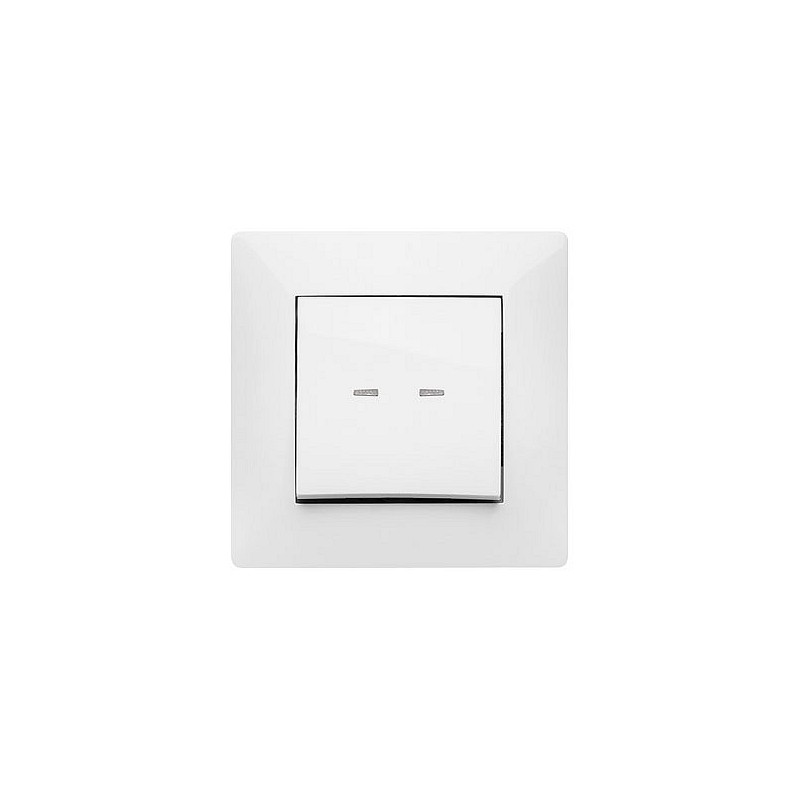 Compra Pulsador luminoso habitat15 blanco FAMATEL 9111 al mejor precio