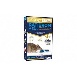 Compra RATICIDA CEBO FRESCO RATIBROM AZUL 150 GR RATIBROM D01,500 al mejor precio