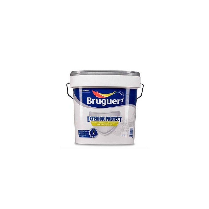 Compra Revestimiento exterior protect mate 4 l blanco BRUGUER 5235624 al mejor precio