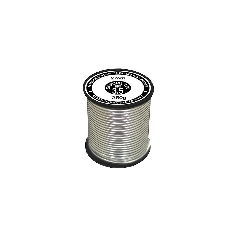 Compra Rollo estaño especial tin 250g diámetro 3,5 mm BROQUETAS B26MAC-07200-2B114 al mejor precio