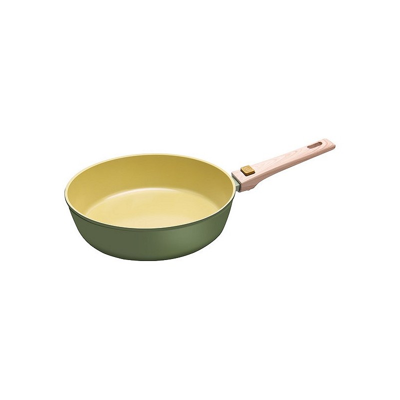 Compra Sarten ceramica alta aluminio forjado amuegan diámetro 26 x 6,8 cm full induction AMERCOOK AVF0226 al mejor precio