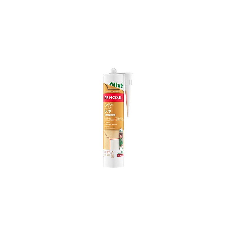 Compra Sellador acrilico d-70 300 ml blanco PENOSIL 01e1212C03F03/H40004 al mejor precio