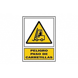 Compra Señal advertencia catalan 297x210 mm pas de carretilla 336 PLA-CAT al mejor precio