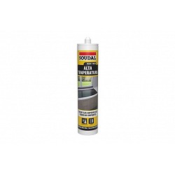 Compra Silicona alta temperatura 290 ml negro SOUDAL 137789 al mejor precio