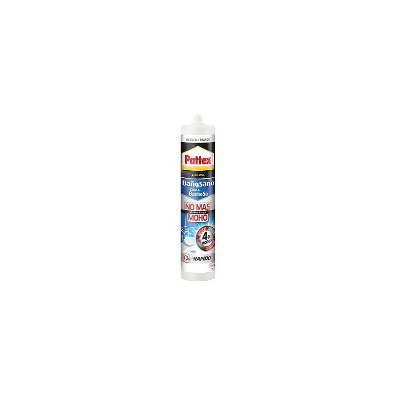 Compra Silicona baño sano no mas moho 280 ml blanco PATTEX 1994664 al mejor precio