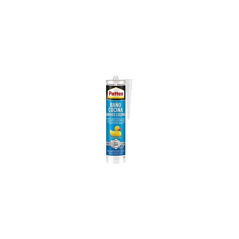 Compra Silicona baño y cocina es facil 280 ml blanco PATTEX 2645995 al mejor precio