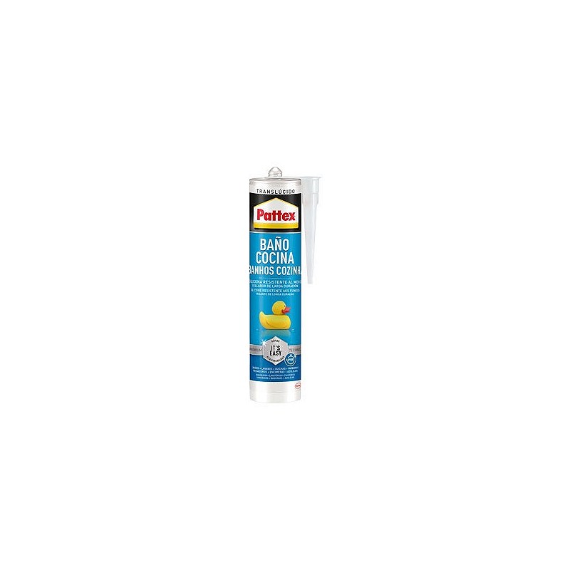 Compra Silicona baño y cocina es facil 280 ml transparente PATTEX 2645997 al mejor precio