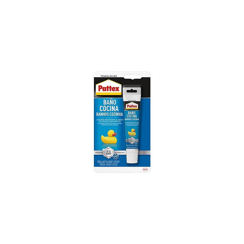 Compra Silicona baño y cocina es facil 50 ml transparente PATTEX 2650474 al mejor precio