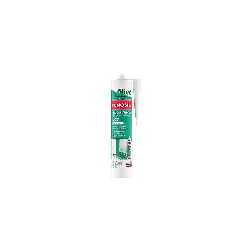 Compra Silicona neutra c-22 300 ml blanco PENOSIL 02e1411C03F03/H40111 al mejor precio