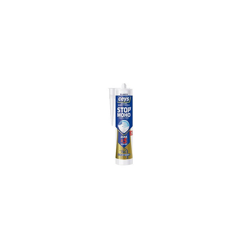 Compra Silicona stop moho 280 ml blanco CEYS 505540 al mejor precio