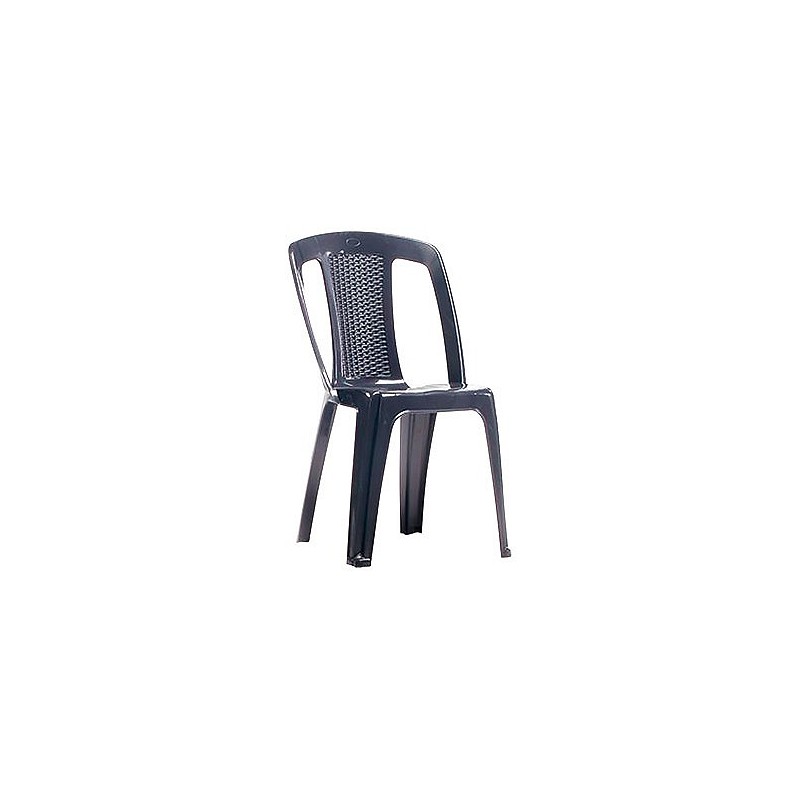 Compra Silla monobloc sin brazos elba antracita QFPLUS 12116 al mejor precio