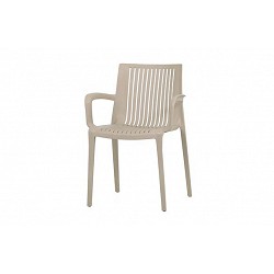 Compra Silla polipropileno dallas taupe DALLAS TAUPE 110 al mejor precio