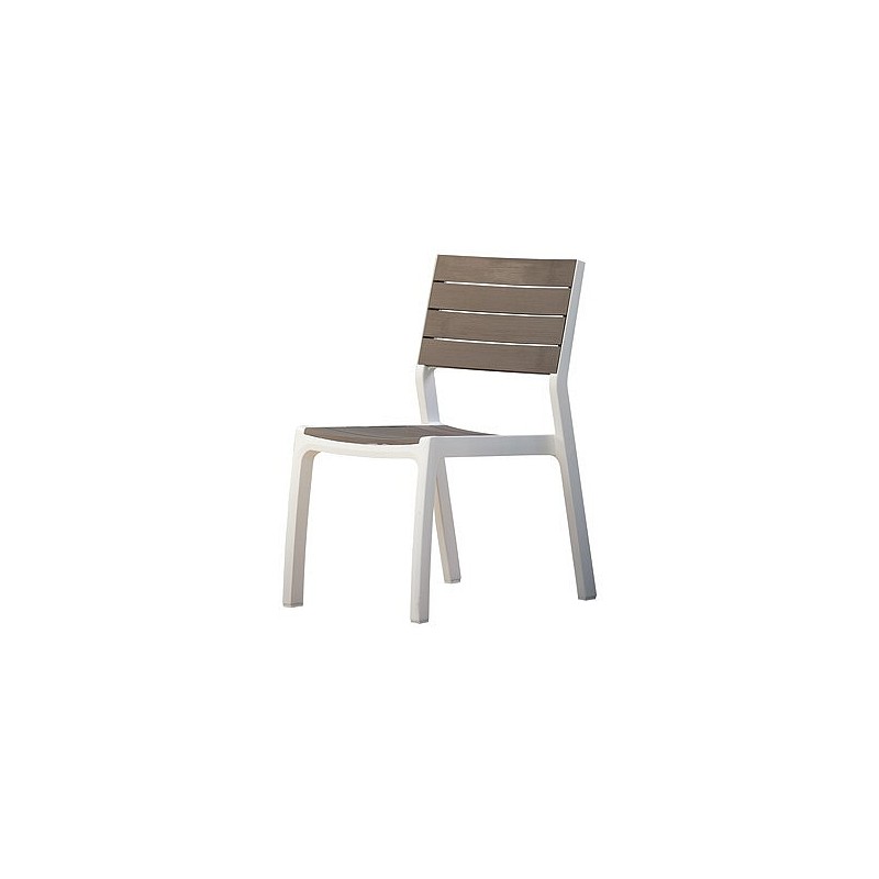 Compra Silla resina blanco-capuchino harmony KETER 228456 al mejor precio