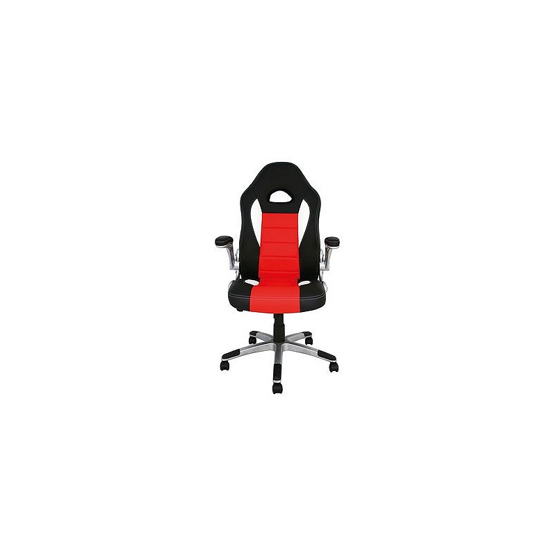 Compra Sillon escritorio/gaming negro / rojo FURNITURE STYLE FS2427NGRJ al mejor precio