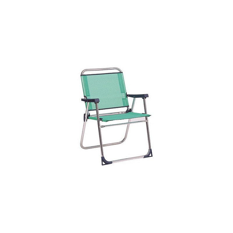 Compra Sillon playa fijo seguridad respaldo bajo aluminio fibreline azul ALCO 631ALF-0030 al mejor precio