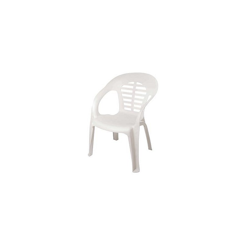 Compra Sillon resina apilable confort blanco GARDEN LIFE 8305 al mejor precio