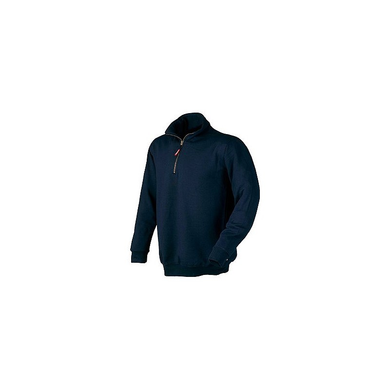 Compra Sudadera media cremallera verena azul talla m ISSA 48200004002 al mejor precio