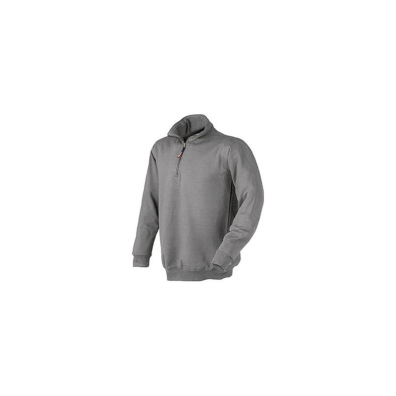 Compra Sudadera media cremallera verena gris talla s ISSA 4820 al mejor precio