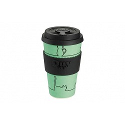 Taza bamboo con tapa 400 ml...