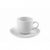 Compra Taza cafe con plato porcelana grabado blanco NON 4470059 al mejor precio