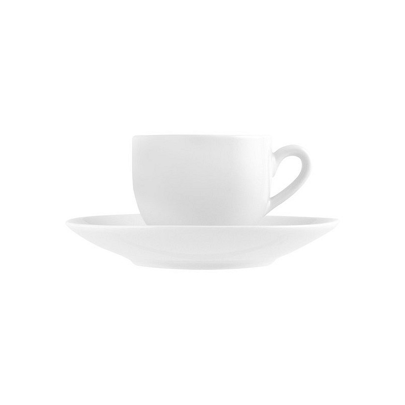 Compra Taza cafe con plato porcelana sweden blanco - 10 cl 8719459 al mejor precio