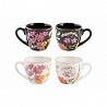 Compra Taza new bone china caroline mix blanco negro 8 cl cafe surtido NON 7077060 al mejor precio