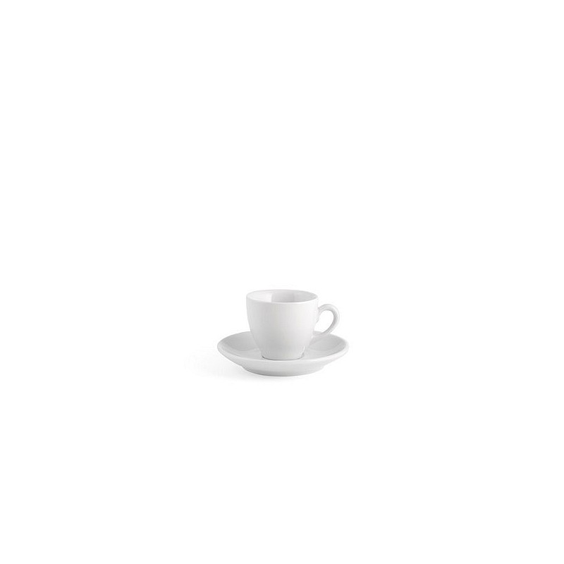 Compra Taza porcelana pearl con plato blanca 9 cl - cafe NON 9004459 al mejor precio