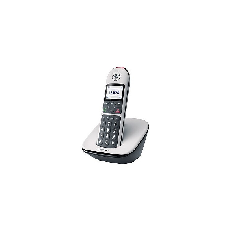 Compra Telefono inalambrico teclas grandes blanco MOTOROLA 107CD5001WHITE al mejor precio