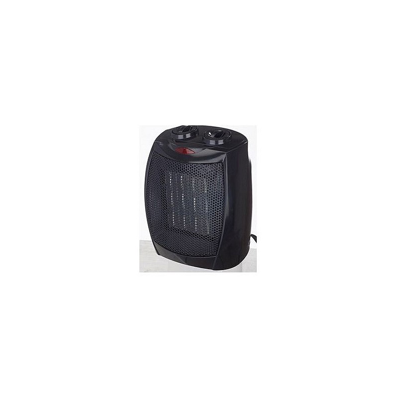 Compra Termoventilador ceramico antivuelco 750/1500w negro BOX PLUS PTC-909C al mejor precio